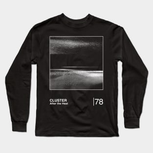 Cluster / Original Minimalist Graphic Artwork Design Long Sleeve T-Shirt